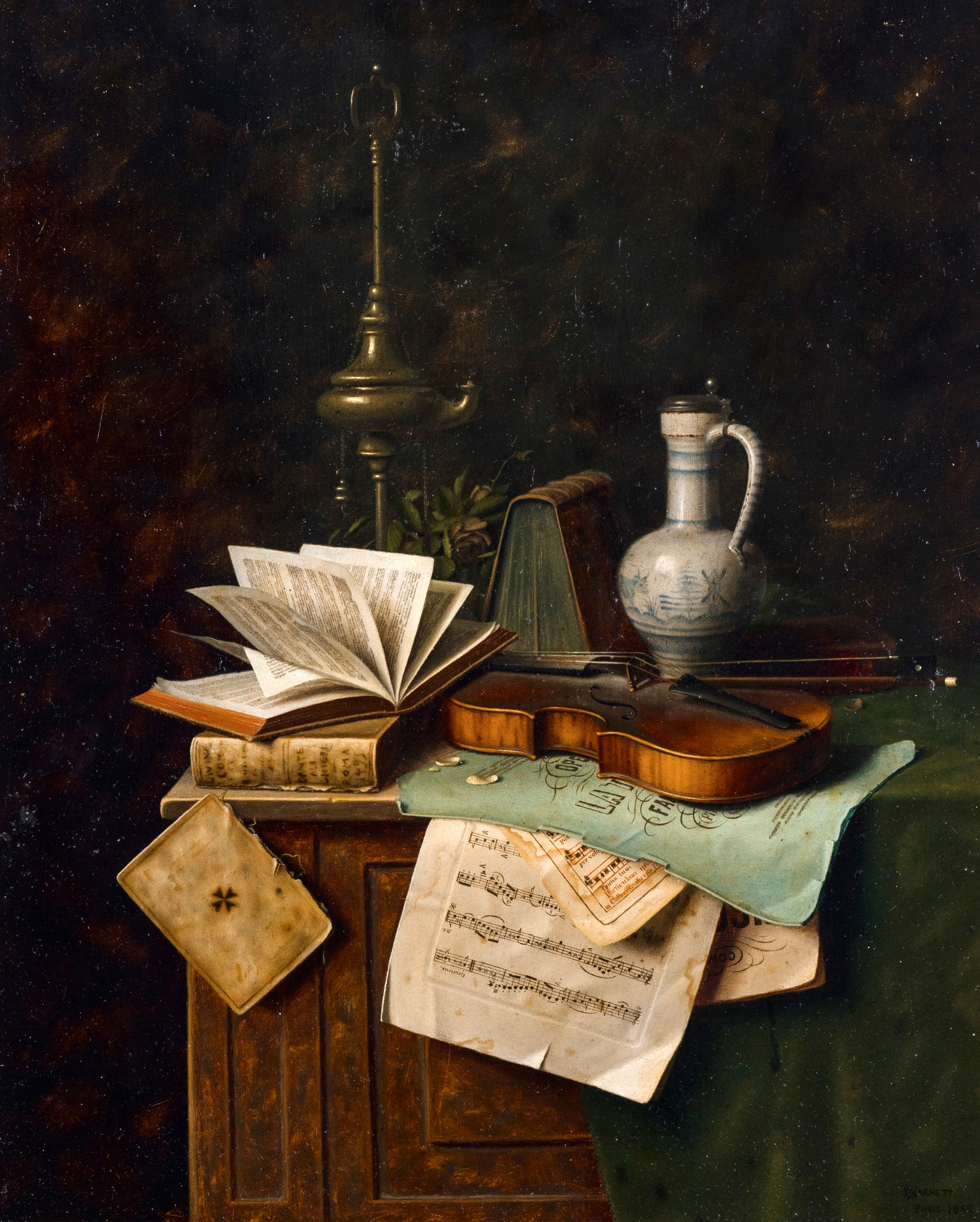 with violin
